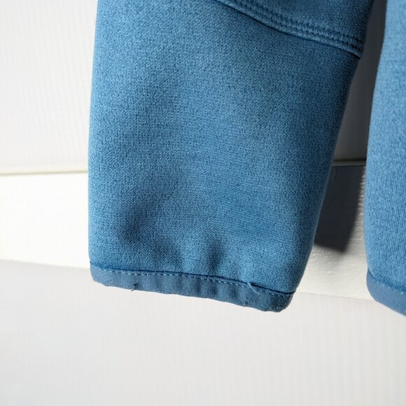 Patagonia Tech Fleece Jacket Light Blue Full Zip Jacket Zippered Pockets Small - Picture 5 of 14